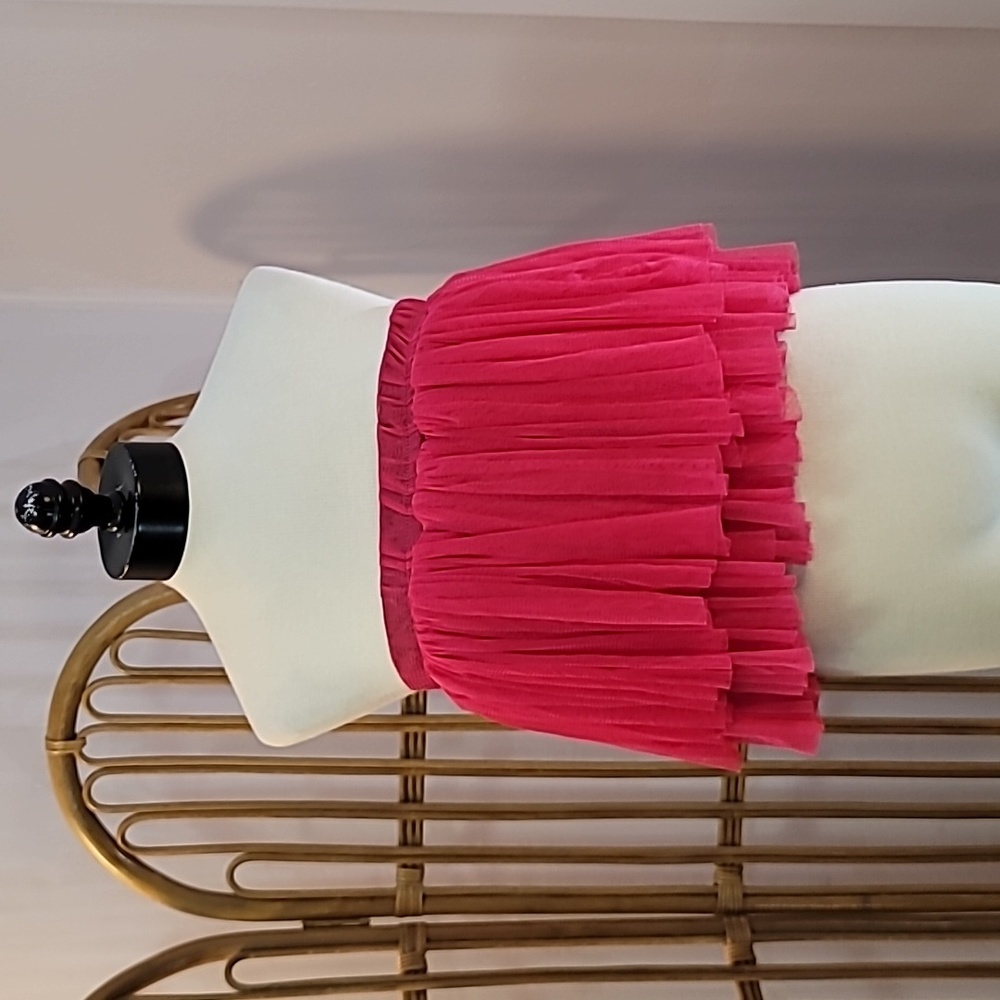 Burleska brand pink tulle skirt tiered size one? - Picture 2 of 11